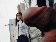 acfnm_19 Sizzling Japanese Temptress Delights All with Her Expert Blowjob Skills