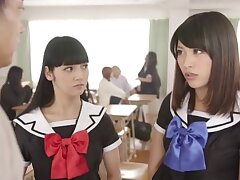 ZIZG010 Sensual Soapy Massage Escalates to Hot Group Pleasure with Two Asian Beauties