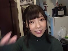 420HHL-033 Sultry Asian Tempts With Lips, Takes Big Cock Deeply