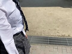 6jk-1 Sultry Asian Beauty Gets Drenched In Hot Cum During Stocking Party Playtime