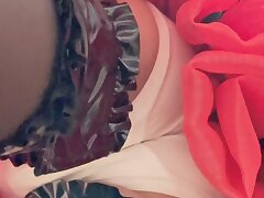 KFC_wears_very_little_clothes Enchanting Japanese Beauty Solo Massage & Perfect Breast Play