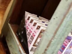 morochikubi Hot Short Haired Asian Teen Tempts Outside in Sultry Lingerie Show