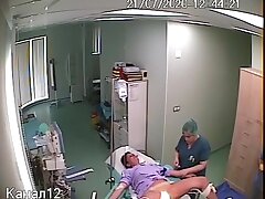 Real_hidden_camera_in_gynecological_cabinet_14 Seductive Asian Beauty Receives Passionate Cunnilingus from Lover