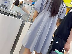 KFC_Low-Angle_CD_with_Yellow_Underwear Japanese Beauties Unite for Intense Group Pleasure Night