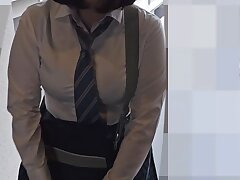 nen106 Sexy Asian Hiromi in Fishnets Takes Multiple Men Hard