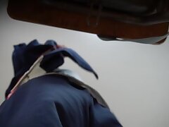 ao_taiiku3 Sleek Oily Japanese Babe Tempts With Steamy Handjob & Wild Sex Ride