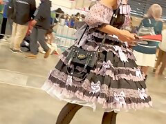 KFC_Black_Stockings_and_Light_Pink_Panties Sizzling Asian Temptress Enjoys Intense Bedtime Passion