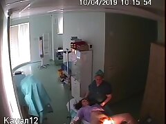 Real_hidden_camera_in_gynecological_cabinet_10 Intense Passion as Woman Fully Surrenders to His Every Desire