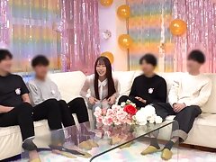 HMN-577 Sizzling Rookie Tempts Viewers with Sultry On-Screen Seduction