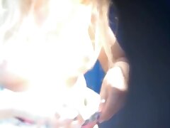 Beach_Cabin_Voyeur_28 Sexy Shiori Vibes Her Cunt Through Fishnets & Swallows Cum Delightedly