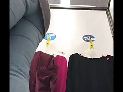 Old_Navy_Dressing_Rooms_2_ Sultry Kyonyu Babe Displays Tempting Bikini Armor Sex Fantasy